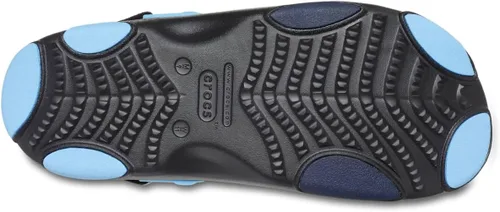 Vista 4 de Crocs Sandalias clásicas todo terreno unisex para adultos, negro (Black/Oxygen), 14 Mujeres/12 Hombres