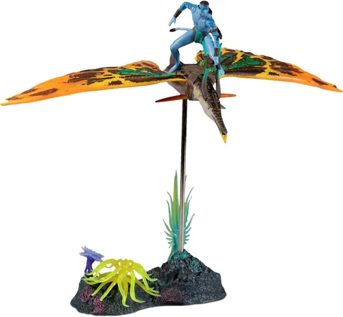 Vista 3 de McFarlane - Avatar: The Way of Water - Mundo de Pandora - Jake Sully y Skimwing Avatar el camino del agua Playset Mundo de Pandora - Jake Sully &