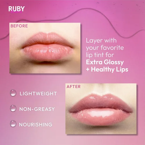 Vista 8 de Ruby Kisses Brillo de labios hidratante transparente (3 unidades)
