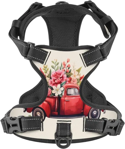 Vista 20 de Dog Harness for Small Dogs with Leash No Pull 2 Leash Clips, Adjustable Soft American Flag and The Eagle Dog Vest Set Small