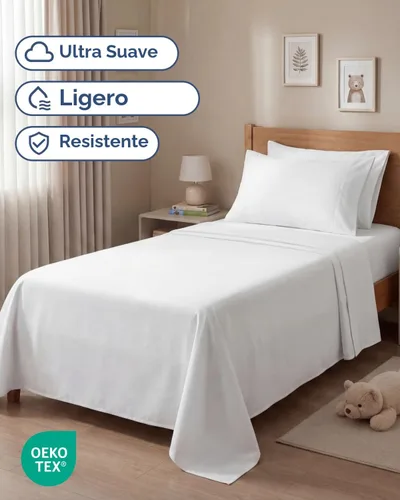 Vista 2 de Juego de sábanas Twin de 4 piezas - Cómodo, transpirable y refrescante - Juego de ropa de cama de lujo de hotel ultrasuave con bolsillos profundos