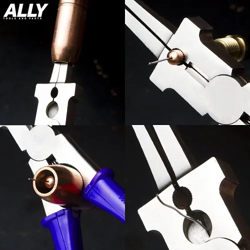 Vista 6 de ALLY Tools - Alicates de soldadura MIG multifuncionales profesionales de 8 pulgadas antioxidantes, fiables y duraderos