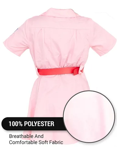 Vista 2 de Rockford Peaches AAGPBL - Vestido de béisbol para niñas