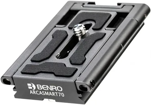 Vista 2 de Benro GD3WH Cabezal de engranaje de 3 vías con placa ArcaSmart70 adicional (GD3WHACS70)