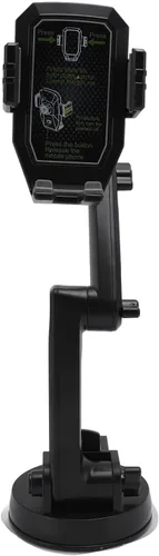 Vista 7 de Soporte para teléfono de camión, soporte para parabrisas de salpicadero de 16.9 pulgadas de largo, con ventosa súper compatible con iPhone 16 Pro