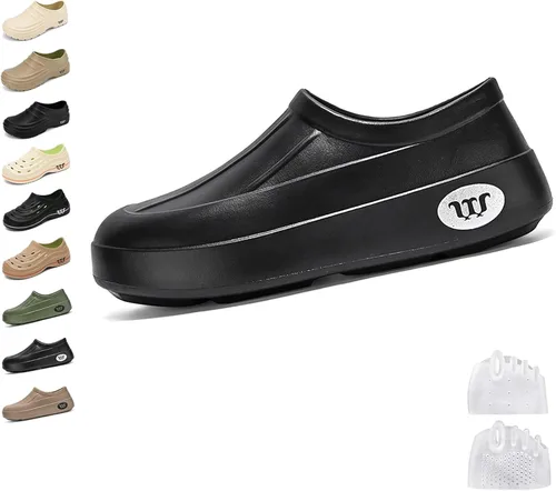 Vista 9 de Armadillo Zuecos para mujeres y hombres, zapatos de chef Armadillo, zuecos cómodos antideslizantes, zapatos de chef para mujeres y enfermeras