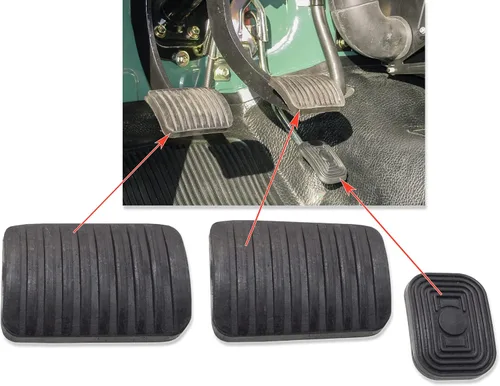 Vista 2 de Kit de pastillas para pedal y capó Land Cruiser FJ40 y BJ40 Series - 1958 a 1978