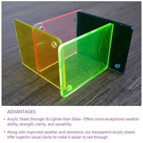 Vista 2 de DMiotech Hoja de acrílico transparente azul de 0.118 in de grosor de 12 "x 12" para proyectos de manualidades
