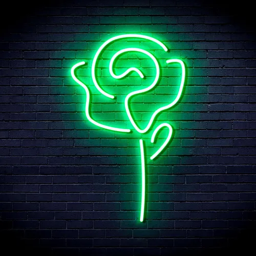 Vista 16 de ADVPRO Rose Flex Silicone LED Neon Sign - Blue - st16s32-fnu0034-b