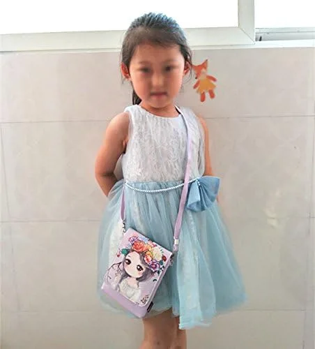 Vista 6 de Mini bolso de hombro de piel sintética para adolescentes y niñas