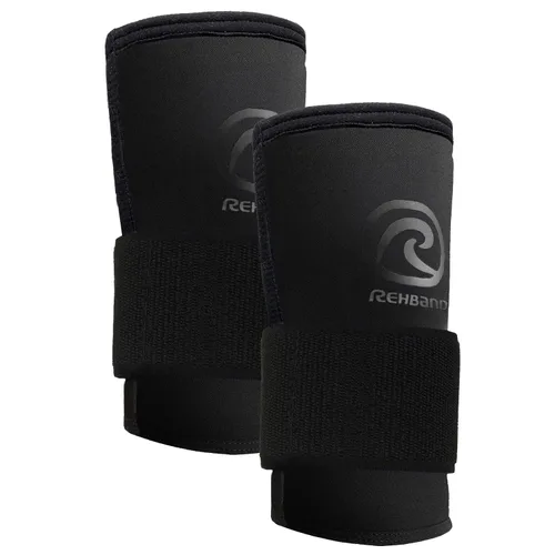 Vista 10 de Rehband RX - Soporte de muñeca Power Max, funda de neopreno 3 en 1 + envoltura para entrenamiento de fuerza, protege durante el entrenamiento