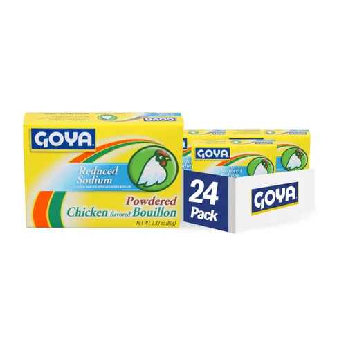Vista 3 de Goya Foods Beef Bouillon reducido en sodio, 2.82 onzas (paquete de 24)