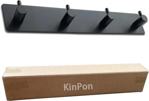Vista 6 de Soporte para llaves de pared, ganchos decorativos para pared, organizador de llaves adhesivo adhesivo, ganchos de acero inoxidable para colgar
