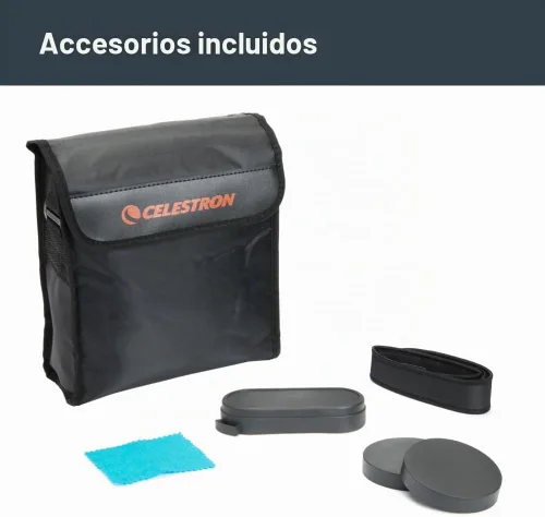 Vista 6 de Celestron SkyMaster binoculares 12 x 60 Prismáticos de astronomía de campo ancho, óptica BaK-4 multicapa, cómoda visualización de mano, estuche