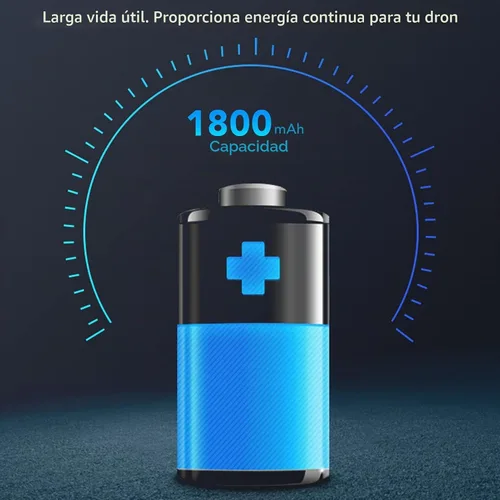 Vista 4 de FOSA Batería de dron a control remoto, profesional de 3.7 V 1800 Mah, batería UAV para E88 E88PRO E88MAX E525 E99 E99PRO P1 P5PRO K3 S1 P8, batería