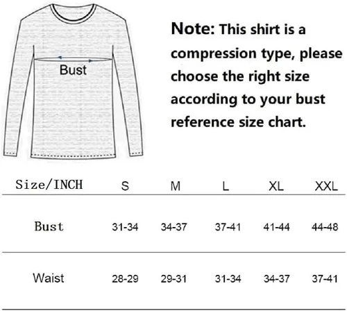 Vista 7 de SEFTETL Camisa de compresión de manga larga con cremallera de 12 para hombre