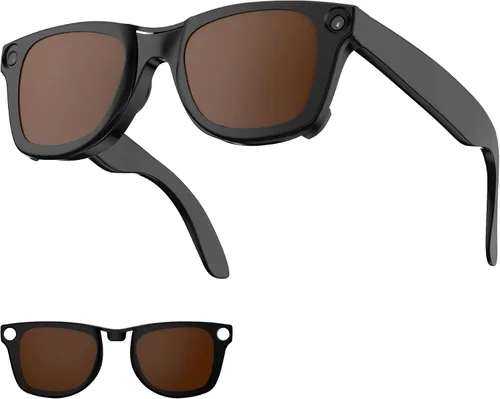 Vista 9 de HIBLOKS Clips polarizados para Ray-Ban Meta Wayfarer (RW4008 y RW4012 Grande 53-22), clips de decoloración compatibles con Ray-Ban Meta Wayfarer Gen