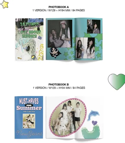 Vista 3 de NewJeans - Get Up [La Caja de Las Supernenas X NJ Box ver.] Álbum (Ver. A)