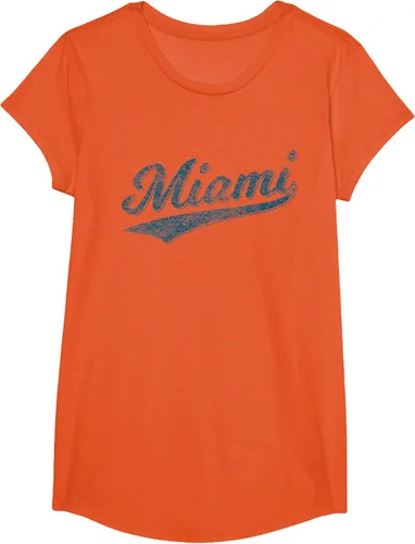 Vista 20 de Camiseta de estilo vintage de Miami Florida VARSITY SCRIPT Sports, gris, S