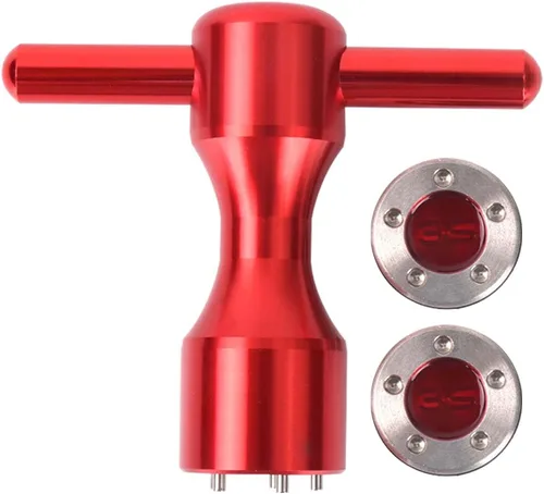 Vista 11 de HISTAR 2 pesas rojas personalizadas de golf + llave roja para putters Titleist Scotty Cameron