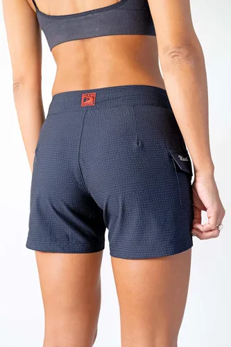 Vista 3 de Maui Rippers - Pantalones cortos de natación para mujer, elástico en 4 direcciones, 5 pulgadas