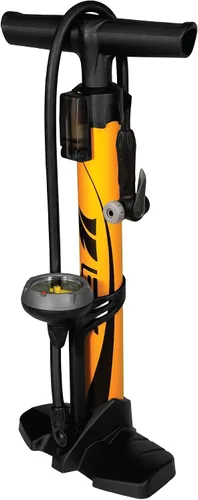 Vista 7 de BV Bomba de bicicleta duradera para bicicleta de 17/24 pulgadas, cabezal de válvula inteligente, 160 psi, reversible automáticamente Presta