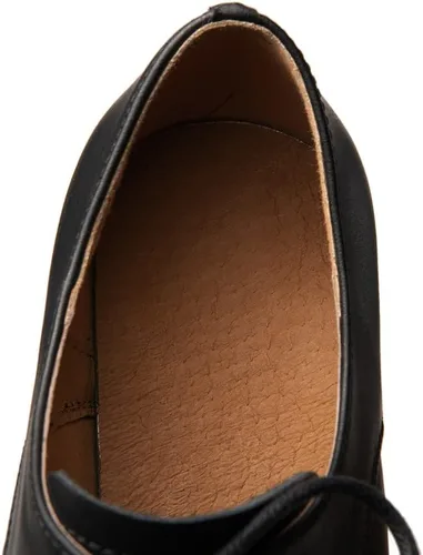 Vista 5 de TinaCus Zapatos de tacón Oxford de piel auténtica hechos a mano para mujer