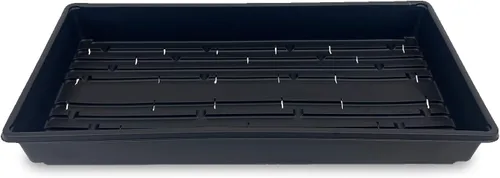 Vista 6 de Bandejas para germinar plantas (CON orificios de drenaje) – 20" x 10" – bandejas perfectas germinadoras de semillas de jardín: para semilleros