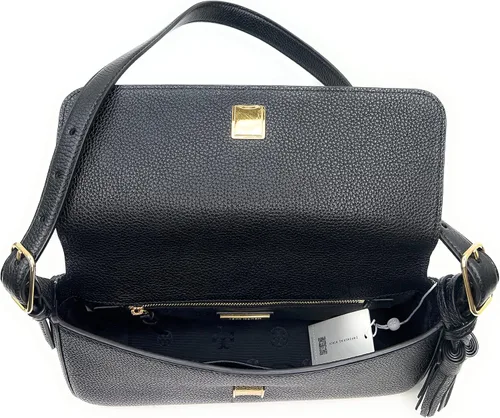 Vista 5 de Tory Burch Emerson - Bolso de hombro con solapa (negro), Negro (balck)