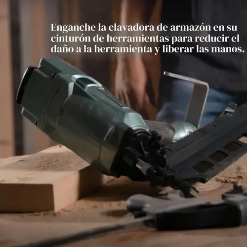 Vista 5 de Gancho de riel 889661M para colgador de herramientas Metabo HPT Compatible con Hitachi, aluminio ligero, ajuste amplio con distancia ajustable desde