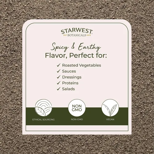 Vista 3 de Starwest Botanicals Pimienta orgánica negra molida media, bolsa de 1 libra