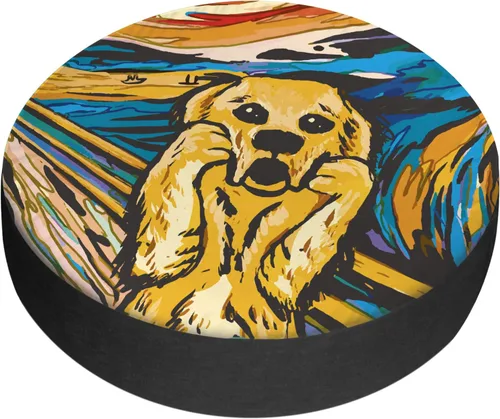 Vista 7 de Fundas de neumáticos de repuesto para remolque de caravana, The Scream Dog, resistentes a la intemperie, a prueba de polvo, universales