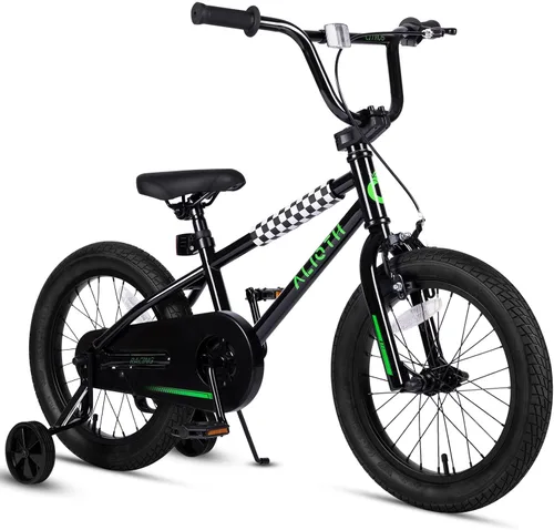 Vista 37 de vollsch BMX Style 12, 14, 16 pulgadas, ruedas de entrenamiento para niños, bicicleta de 20 pulgadas con soporte para niños y niñas de 2 a 14 años