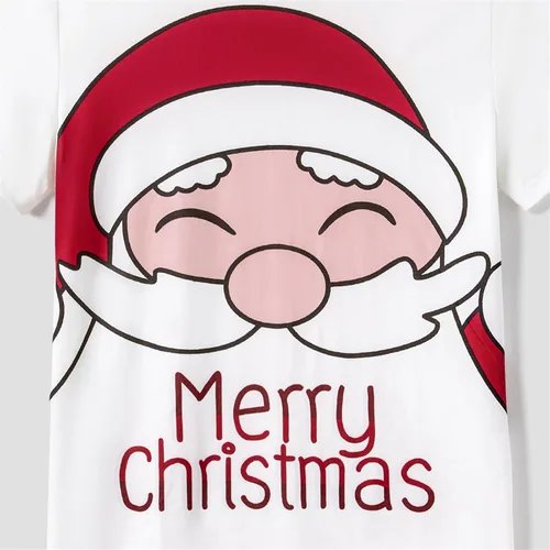 Vista 5 de PATPAT Conjunto de pijamas familiares a juego con estampado de dibujos animados, camisetas de manga corta y pantalones cortos para dormir