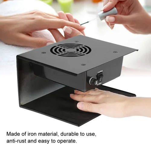 Vista 2 de Secador de esmalte de uñas de 300 W, secado rápido, secado rápido, secado de uñas, secador de esmalte de gel para manos y pies, viento caliente