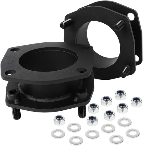 Vista 8 de SCITOO Kit de elevación y nivelación de 2 pulgadas (5 cm) con espaciador de suspensión delantero para Jeep Grand Cherokee 2005-2010, para Jeep