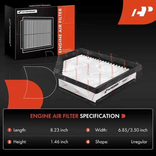 Vista 2 de A-Premium Filtro de aire de motor compatible con Nissan Sentra 2020 2021 2022 L4 2.0L