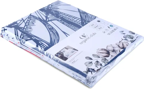 Vista 8 de Juego de ropa de cama 100% algodón Callis, juego de 3 fundas de edredón ligeras con cremallera y dos fundas de almohada (barco, individual)