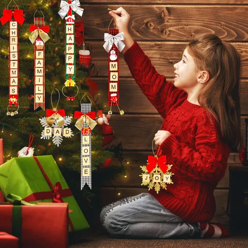 Vista 5 de MGparty 312 Piezas Adornos de Navidad DIY Adornos para Árbol de Navidad Xmas Artes y Manualidades Suministros de Decoraciones para Niños Adultos