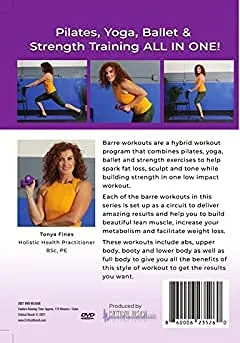 Vista 2 de Banco crítico Barre Body Beautiful DVD Circuit Workout Series Pilates, Yoga, Ballet y entrenamiento de fuerza TODO EN UNO