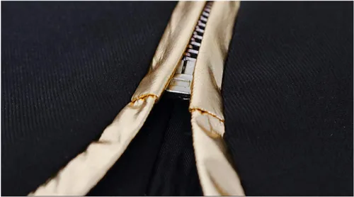 Vista 7 de Crubelon Chaqueta bordada dorada para hombre, diseño de príncipe
