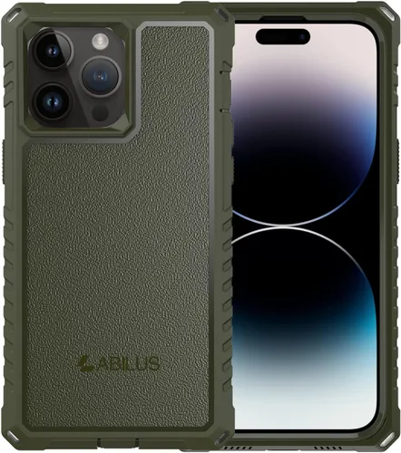 Vista 15 de Funda para iPhone 13/14 [6.1 pulgadas], a prueba de caídas de grado militar de 12 pies, resistente cobertura de cuerpo completo de 360°