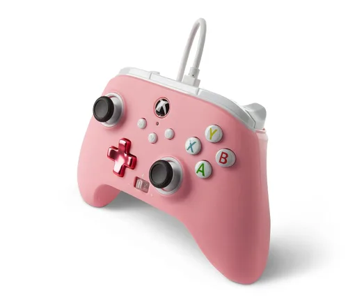 Vista 5 de PowerA Enhanced Wired Controller for Xbox - Pink Gamepad Wired Video Game Controller Gaming Controller Xbox Series XS Xbox One - Xbox Series X