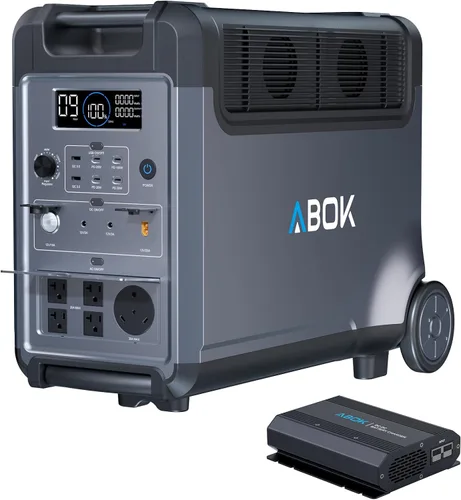 Vista 14 de ABOK Ark3600 Portable Power Station with 3×200W Solar Panels