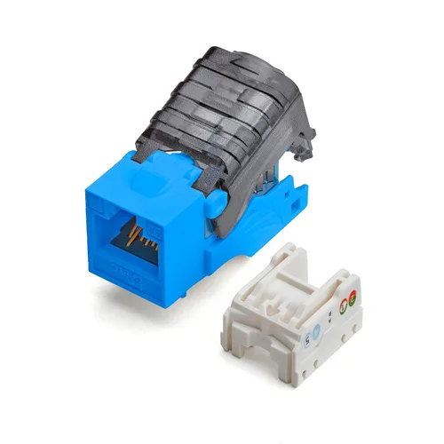 Vista 29 de TRUE CABLE Conector Keystone sin herramientas Cat5e, sin blindaje (UTP), PoE++ (4PPoE) 100W, certificación UL, verificado ETL, certificado ANSI/TIA