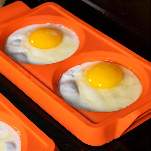Vista 5 de Blackstone® Anillo de silicona para huevo y tortilla (juego de 3)