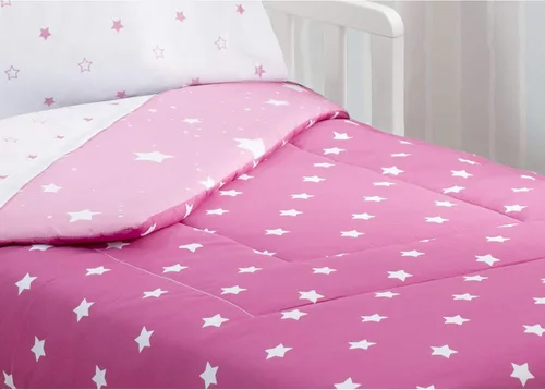 Vista 6 de Delta Children Juego de ropa de cama de 4 piezas para niñas – Edredón reversible 2 en 1 – Incluye edredón ajustable para mantener a los más pequeños