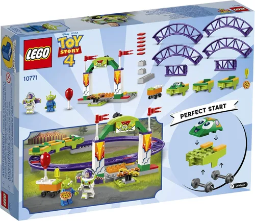 Vista 5 de LEGO Disney Pixar's Toy Story 4 Carnival Thrill Coaster 10771 Kit de construcción (98 piezas)
