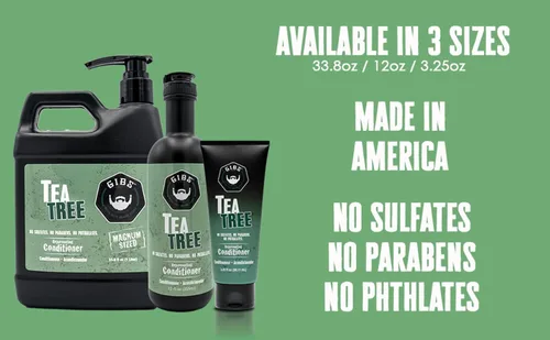 Vista 5 de GIBS Grooming Acondicionador de árbol de té, 12 fl. oz.