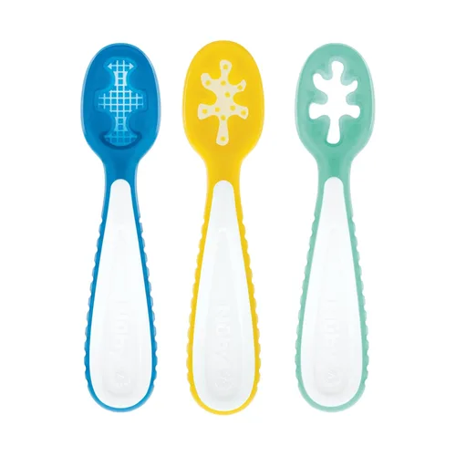 Vista 5 de Nuby Baby's First Spoons - Paquete de 3 Estrellas